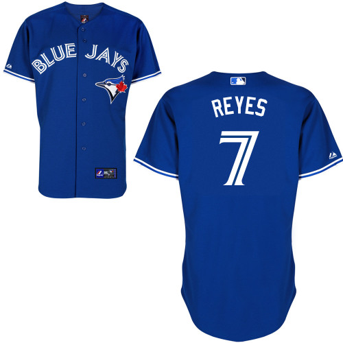 Jose Reyes #7 mlb Jersey-Toronto Blue Jays Women's Authentic Alternate Blue Baseball Jersey